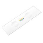Microscope slide with two depressions